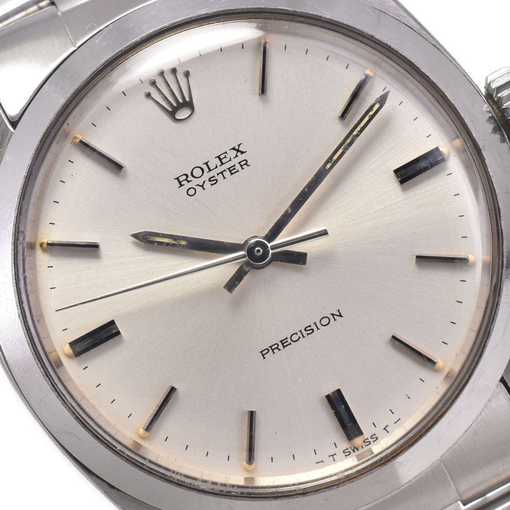 ROLEX Oyster Precision 6426 vintage Cal.1225 Silver Dial Hand Winding Men's
 Watch J#147406