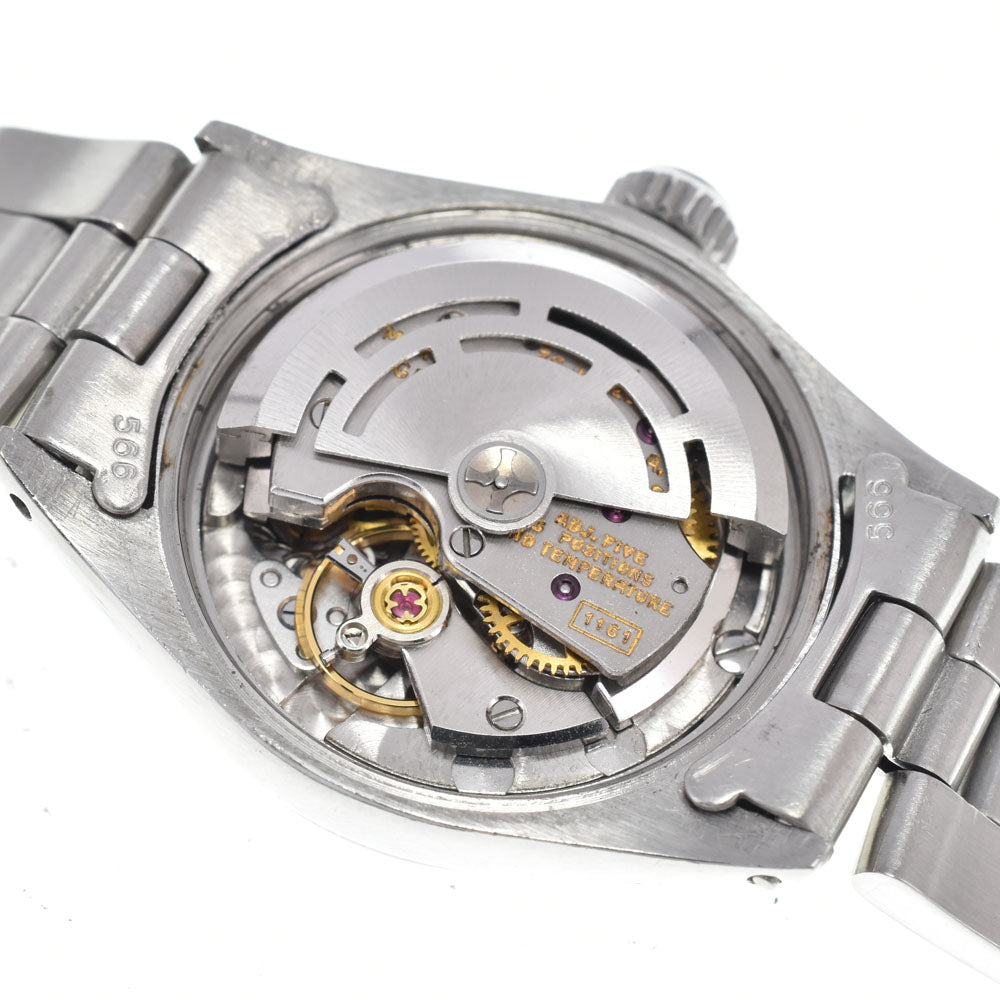 ROLEX Oyster perpetual 6618 vintage Cal.1161 Silver Dial Automatic Ladies
 Watch H#147407