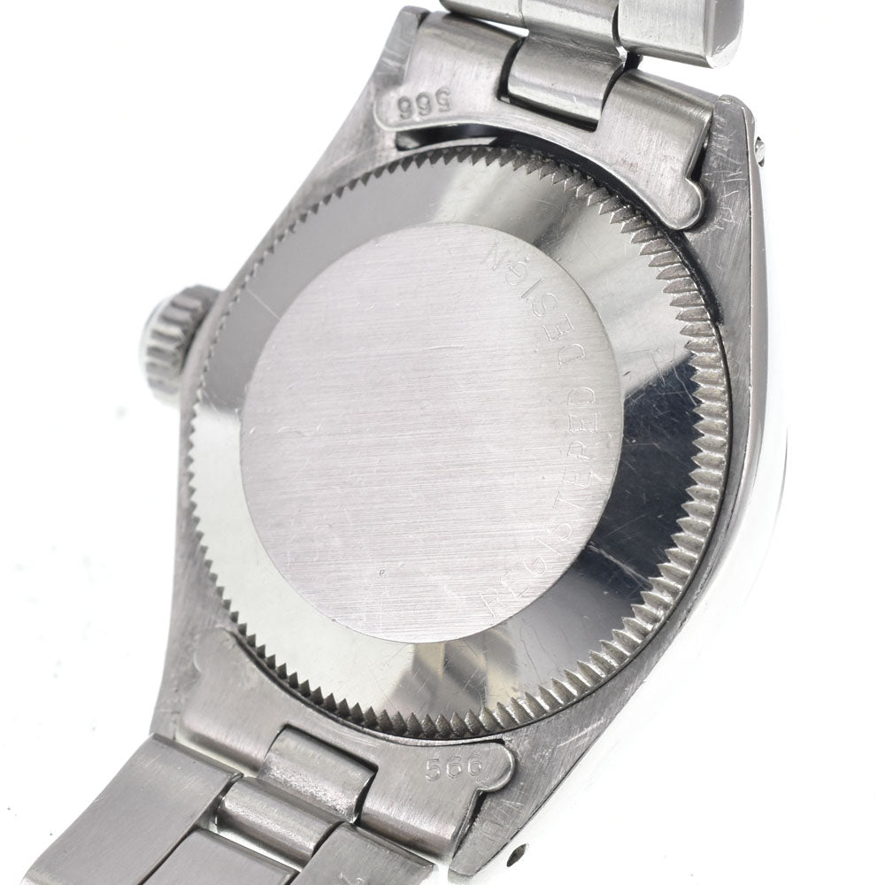 ROLEX Oyster perpetual 6618 vintage Cal.1161 Silver Dial Automatic Ladies
 Watch H#147407