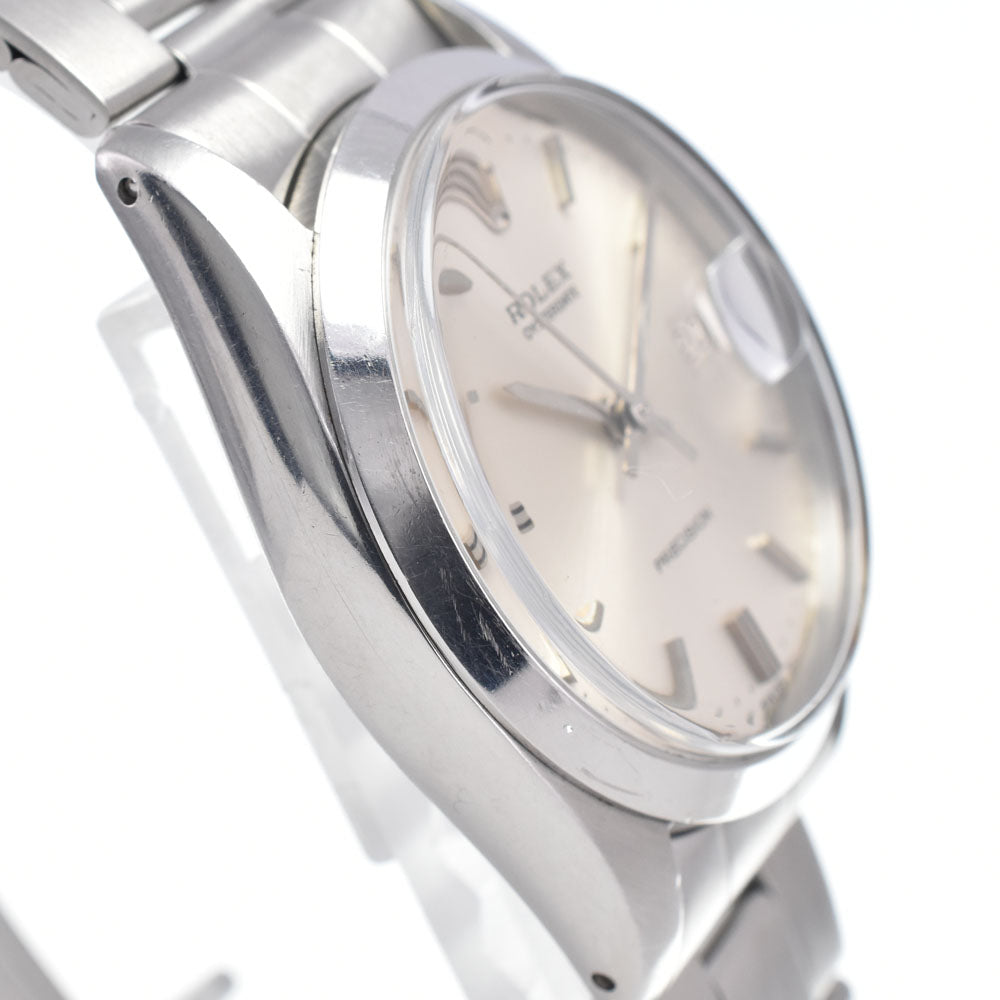ROLEX Oyster Date Precision 6694 vintage Cal.1225 Silver Dial Hand Winding Men's
 Watch J#147409