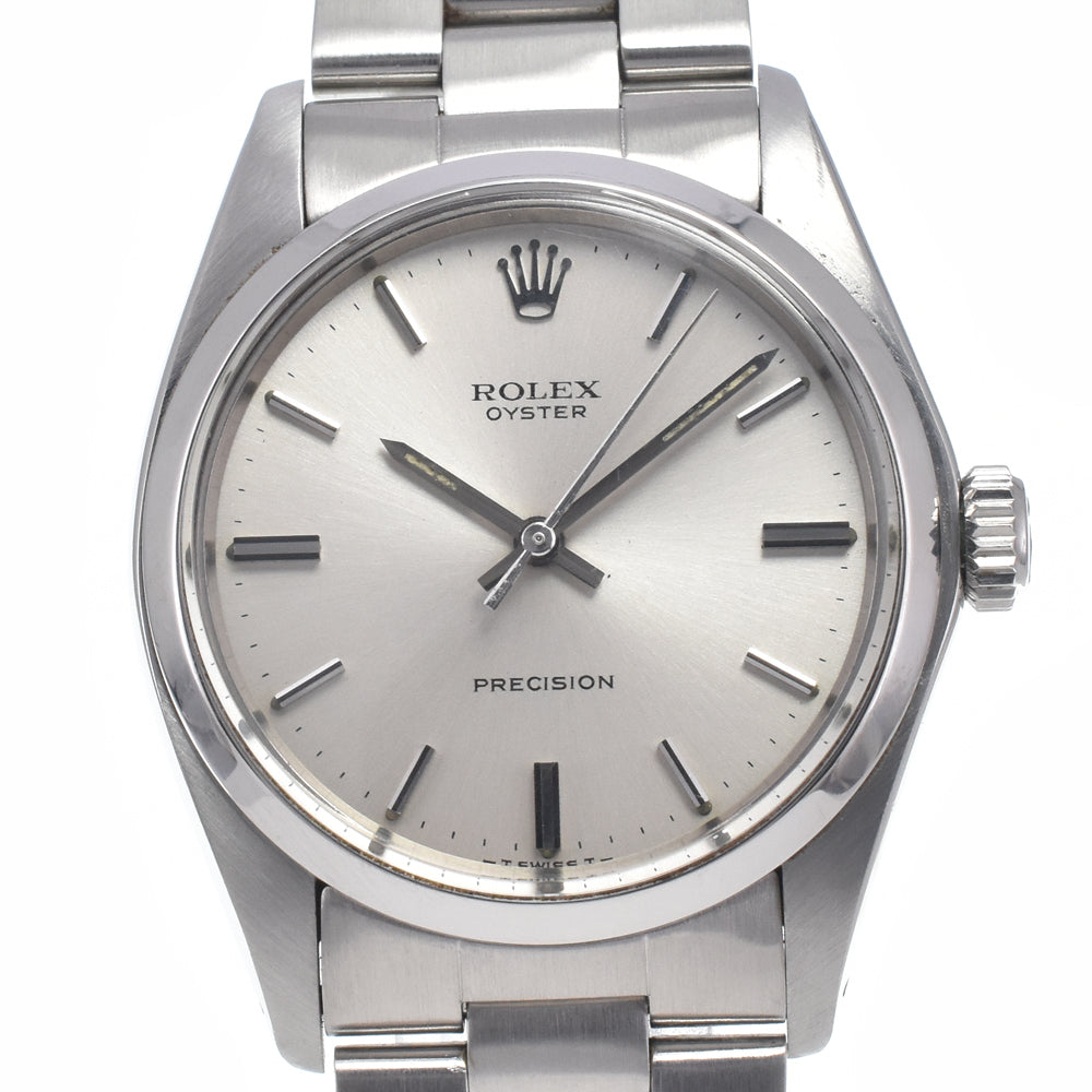 ROLEX Oyster Precision 6426 vintage Cal.1225 Silver Dial Hand Winding Men's
 Watch I#147411