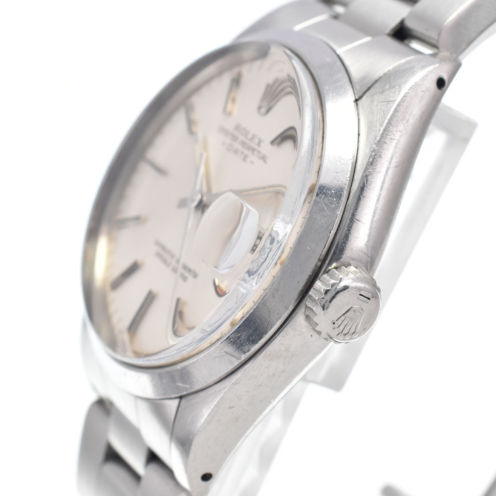 ROLEX Oyster perpetual date 1500 vintage Cal.1570 Silver Dial Automatic Men's
 Watch L#147412
