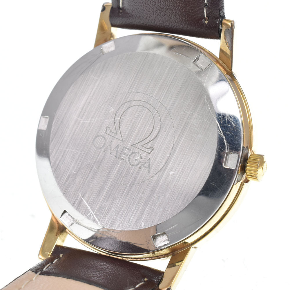OMEGA Geneva 166.0163 vintage Date Cal.1012 gold Dial Automatic Men's
 Watch L#147413
