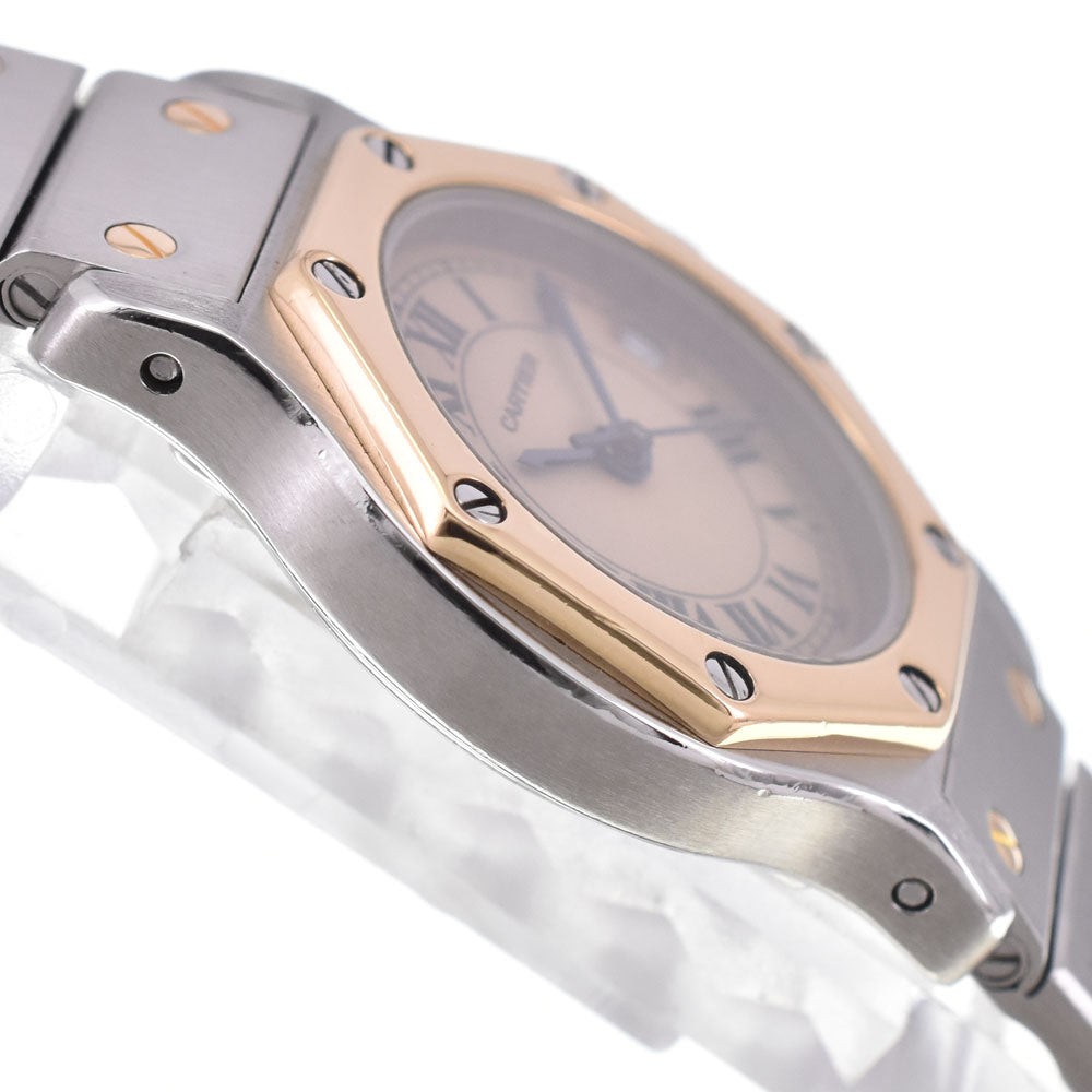 with paper CARTIER Santos Octagon SM W2001683 Ivory Dial Quartz Ladies
 Watch G#147421