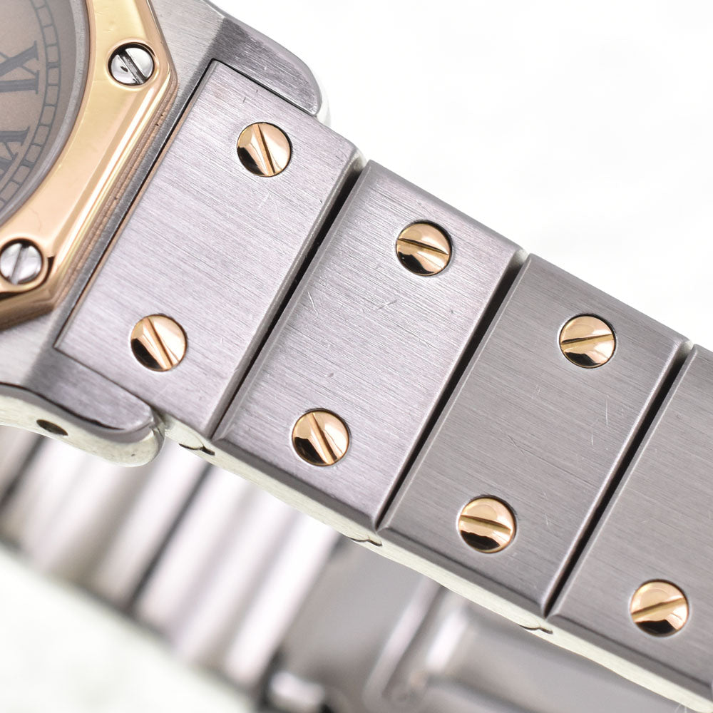 with paper CARTIER Santos Octagon SM W2001683 Ivory Dial Quartz Ladies
 Watch G#147421