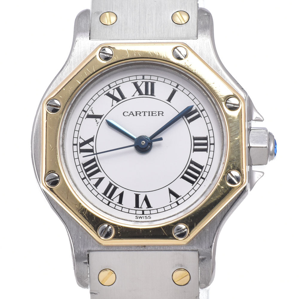 CARTIER Santos Octagon white Dial Automatic Unisex
 Watch N#147422