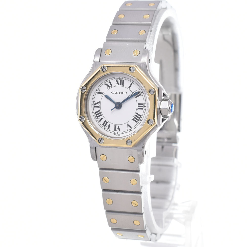 CARTIER Santos Octagon white Dial Automatic Unisex
 Watch N#147422