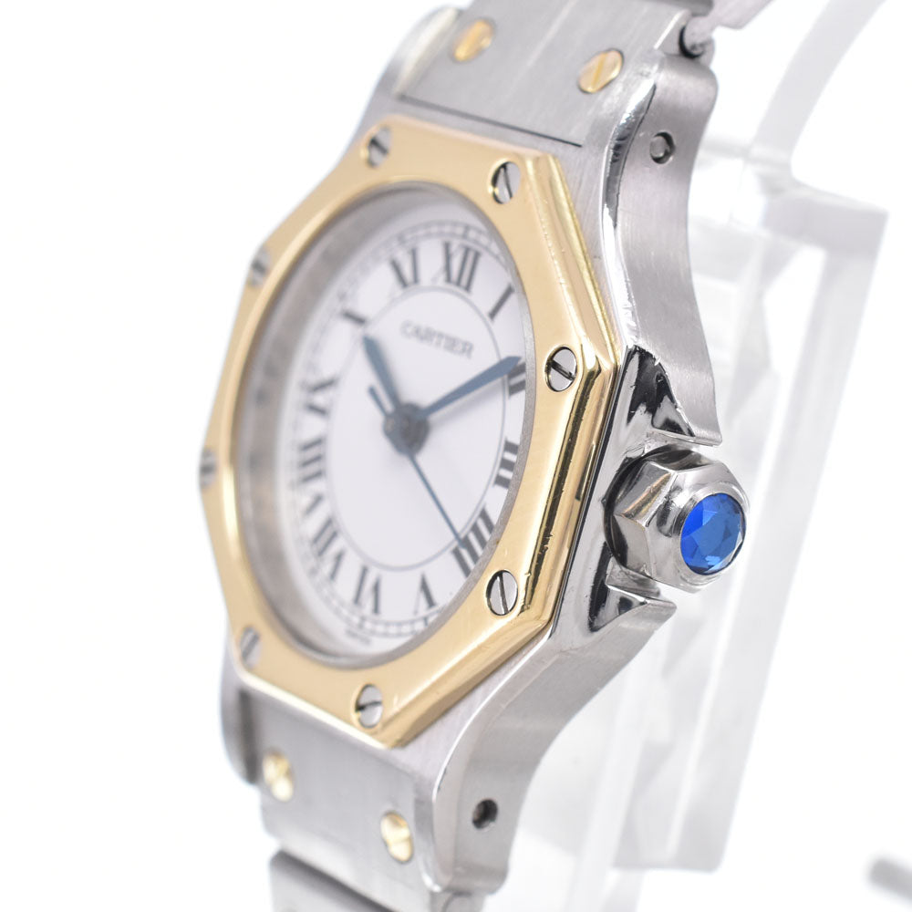 CARTIER Santos Octagon white Dial Automatic Unisex
 Watch N#147422