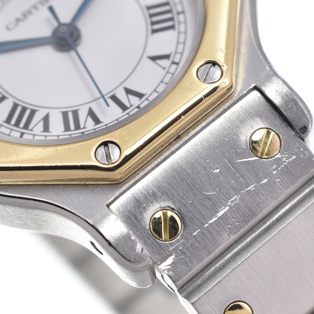 CARTIER Santos Octagon white Dial Automatic Unisex
 Watch N#147422