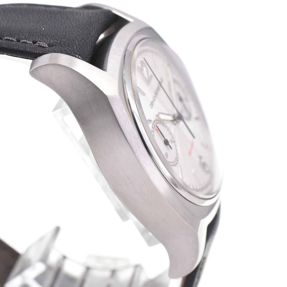 with paper GIRARD-PERREGAUX Classic Elegance 24990.0.11.1041 Chronograph Silver Dial Automatic Men's
 Watch G#147424