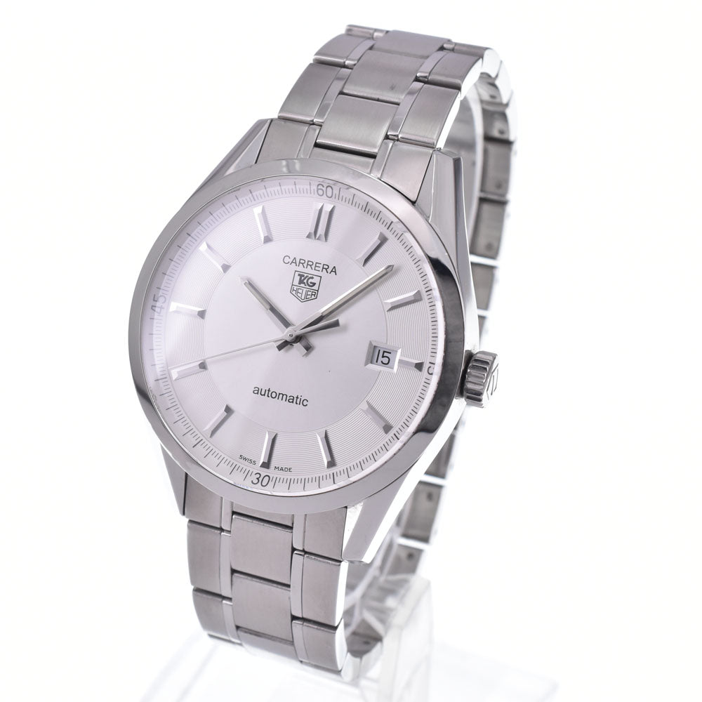 TAG HEUER Carrera Caliber 5 WV211A-3 Date Silver Dial Automatic Men's
 Watch L#147426