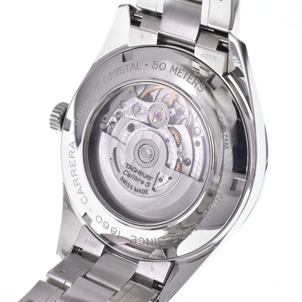 TAG HEUER Carrera Caliber 5 WV211A-3 Date Silver Dial Automatic Men's
 Watch L#147426