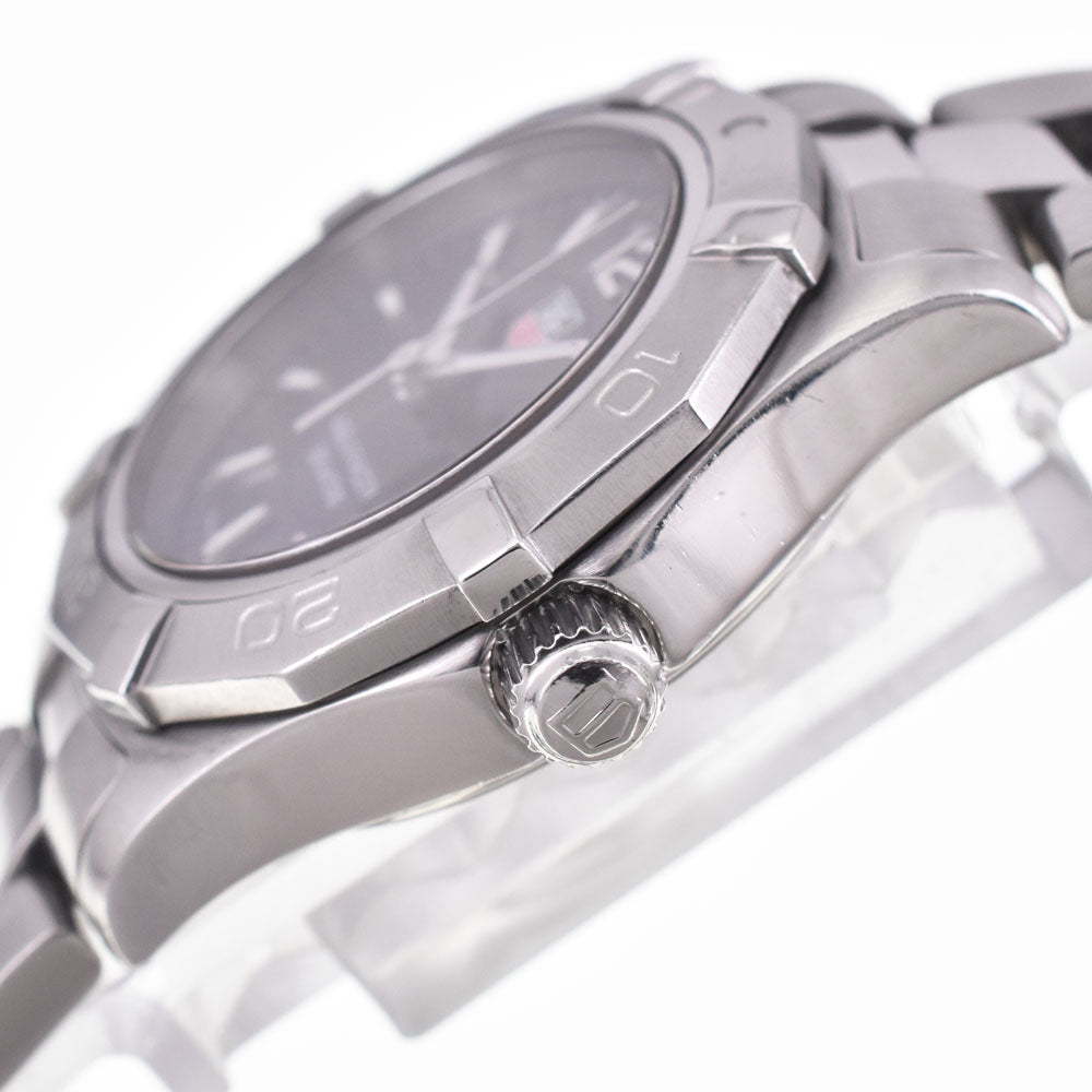 with paper TAG HEUER Aqua racer WAF141A black Dial Quartz Ladies
 Watch I#147428