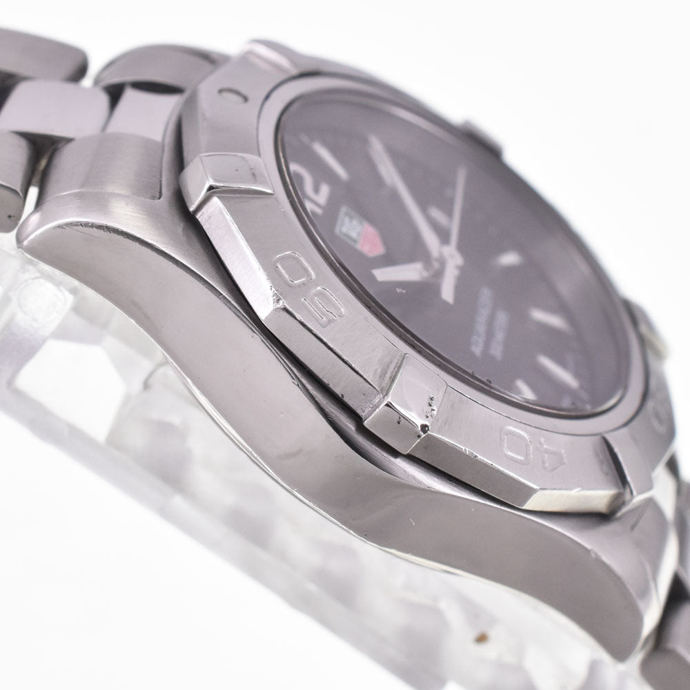 with paper TAG HEUER Aqua racer WAF141A black Dial Quartz Ladies
 Watch I#147428