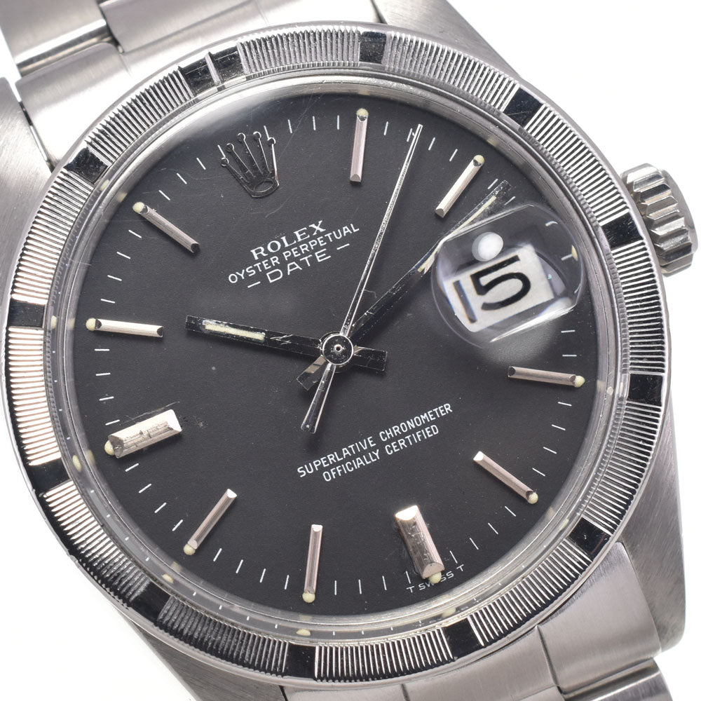 ROLEX Oyster perpetual date 1501 vintage Cal.1570 black Dial Automatic Men's
 Watch J#147441