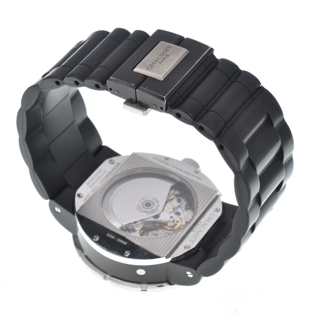 with paper Chaumet Class One Chronograph Date XXL W17291-45B Black / blue Dial Automatic Men's
 Watch E#147444