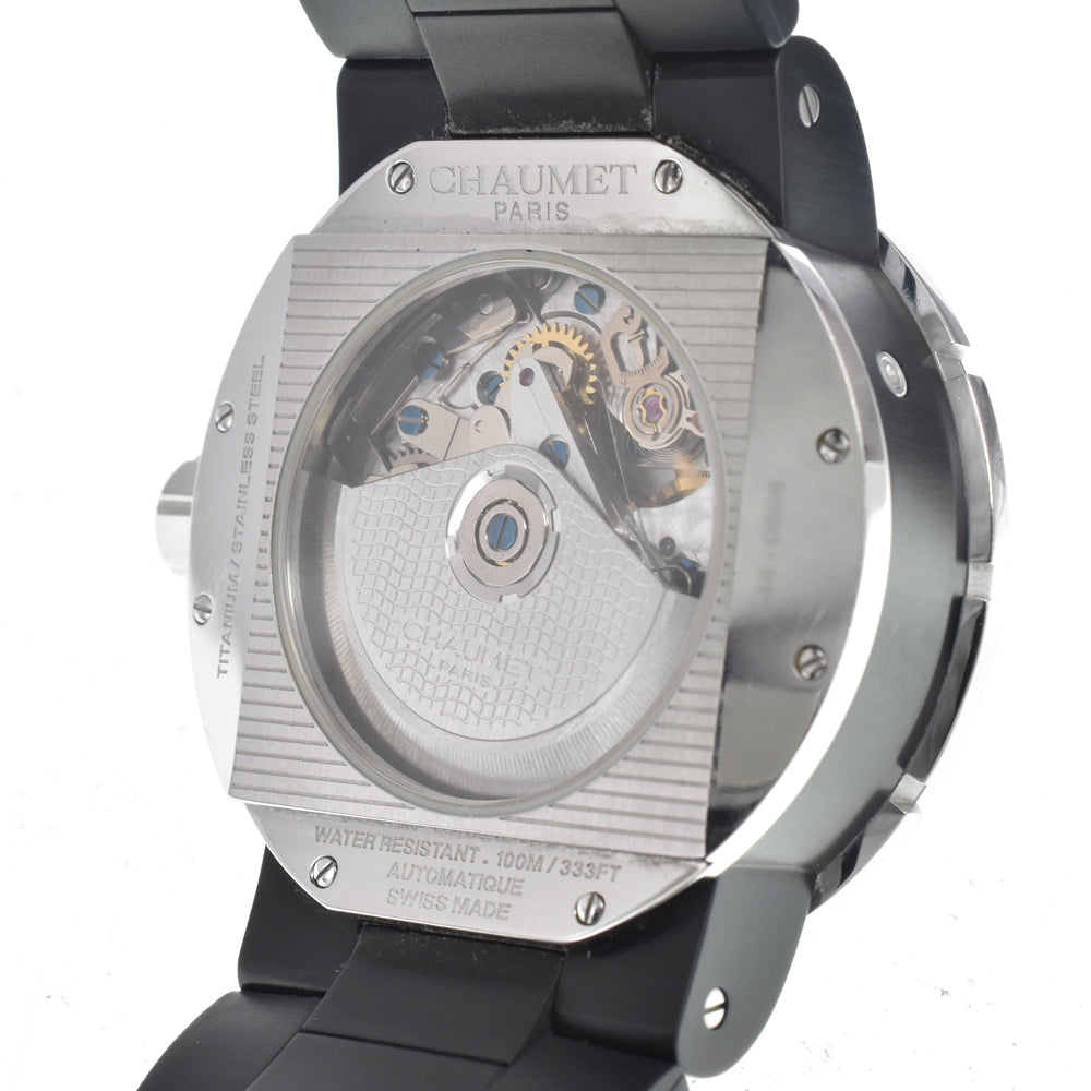 with paper Chaumet Class One Chronograph Date XXL W17291-45B Black / blue Dial Automatic Men's
 Watch E#147444
