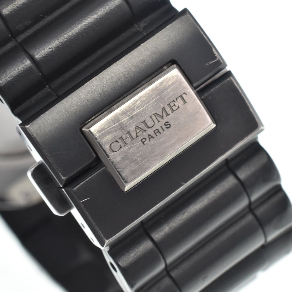with paper Chaumet Class One Chronograph Date XXL W17291-45B Black / blue Dial Automatic Men's
 Watch E#147444