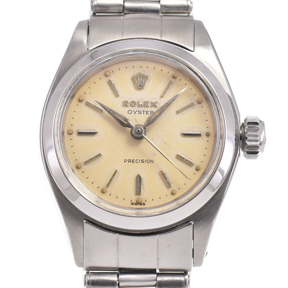 ROLEX Oyster Precision 6410 vintage Cal.1310 Silver Dial Hand Winding Ladies
 Watch G#147449