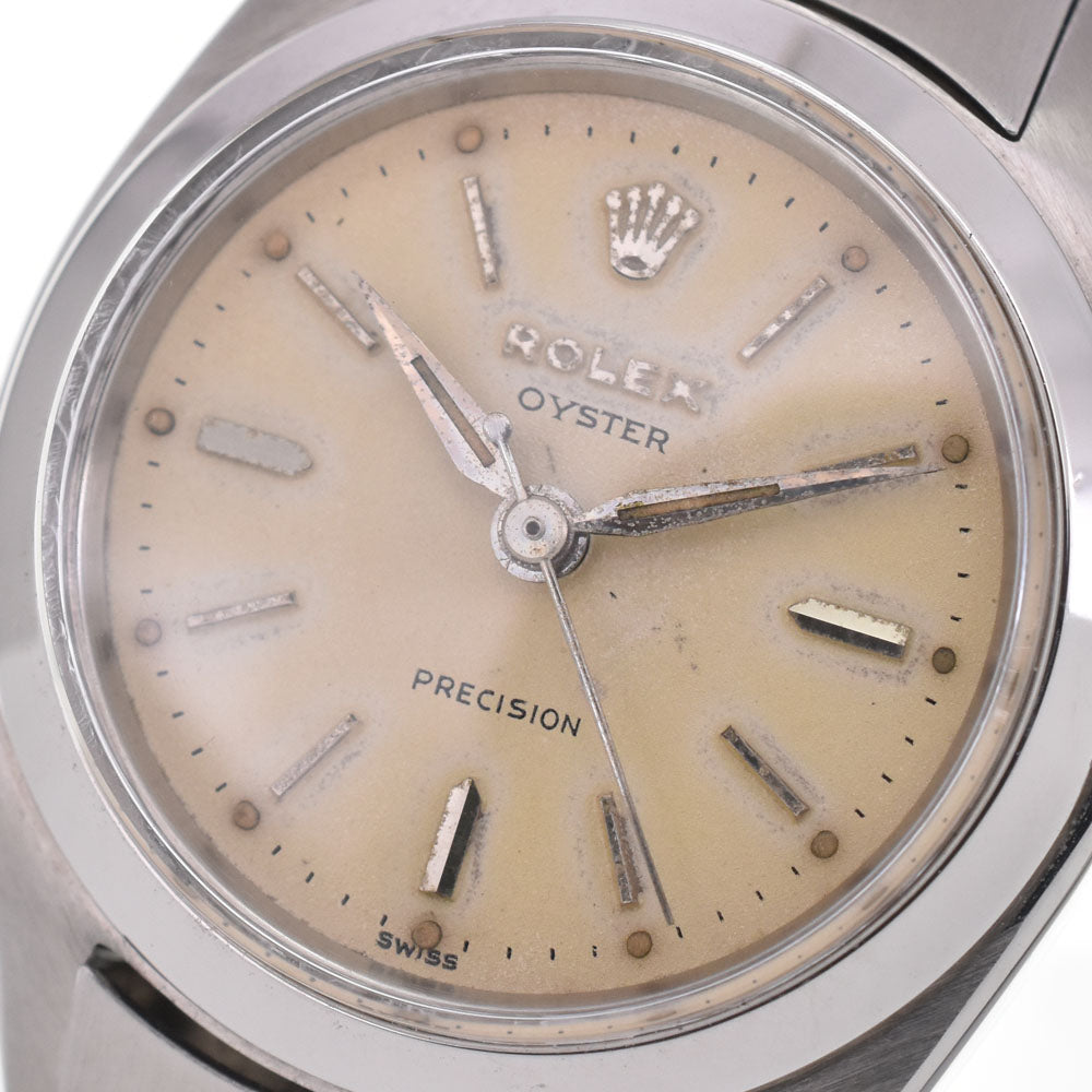 ROLEX Oyster Precision 6410 vintage Cal.1310 Silver Dial Hand Winding Ladies
 Watch G#147449