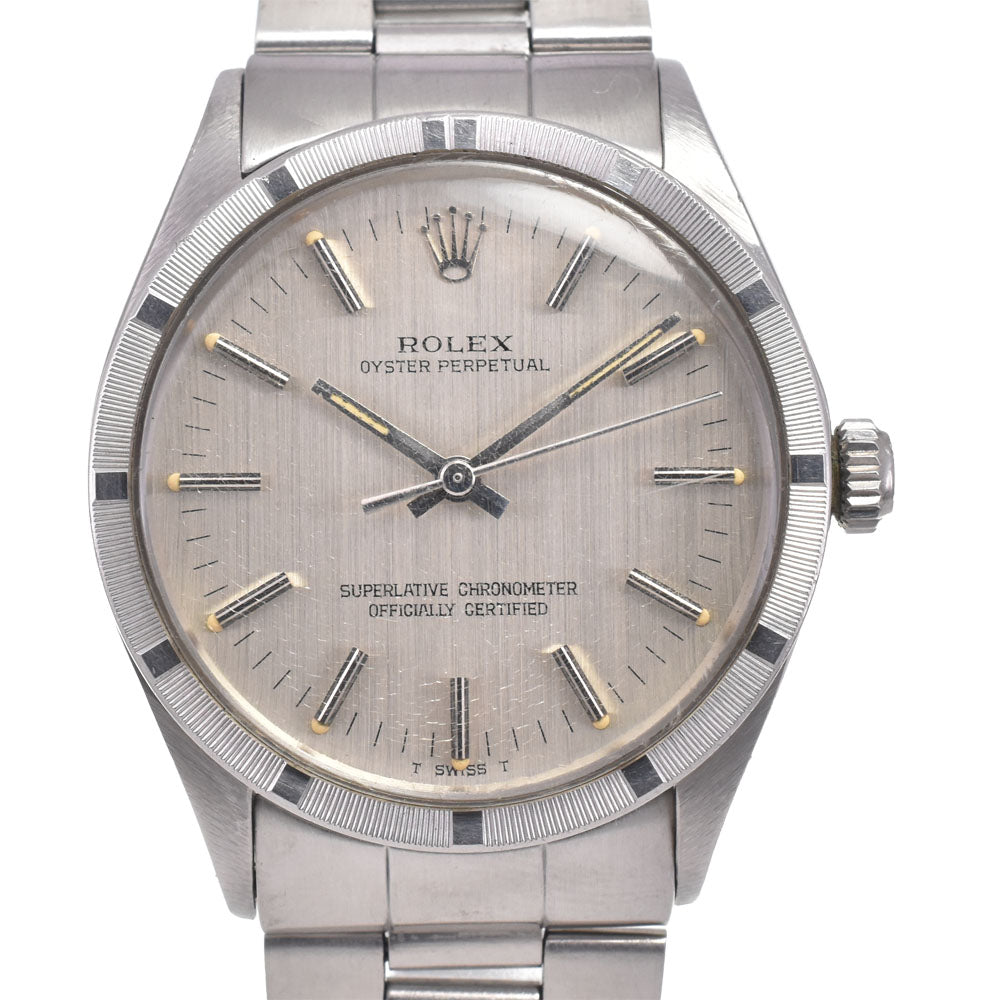 ROLEX Oyster perpetual 1007 Cal.1560 Silver Dial Automatic Men's
 Watch G#147451