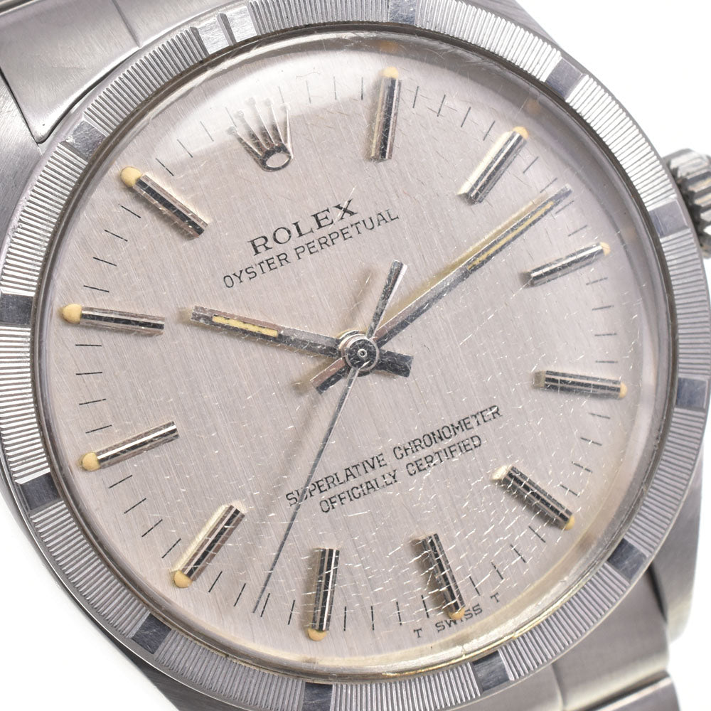 ROLEX Oyster perpetual 1007 Cal.1560 Silver Dial Automatic Men's
 Watch G#147451