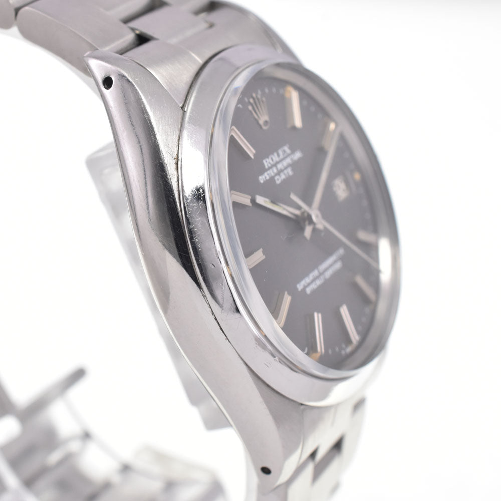 ROLEX Oyster perpetual date 1500 vintage Cal.1570 gray Dial Automatic Men's
 Watch J#147455