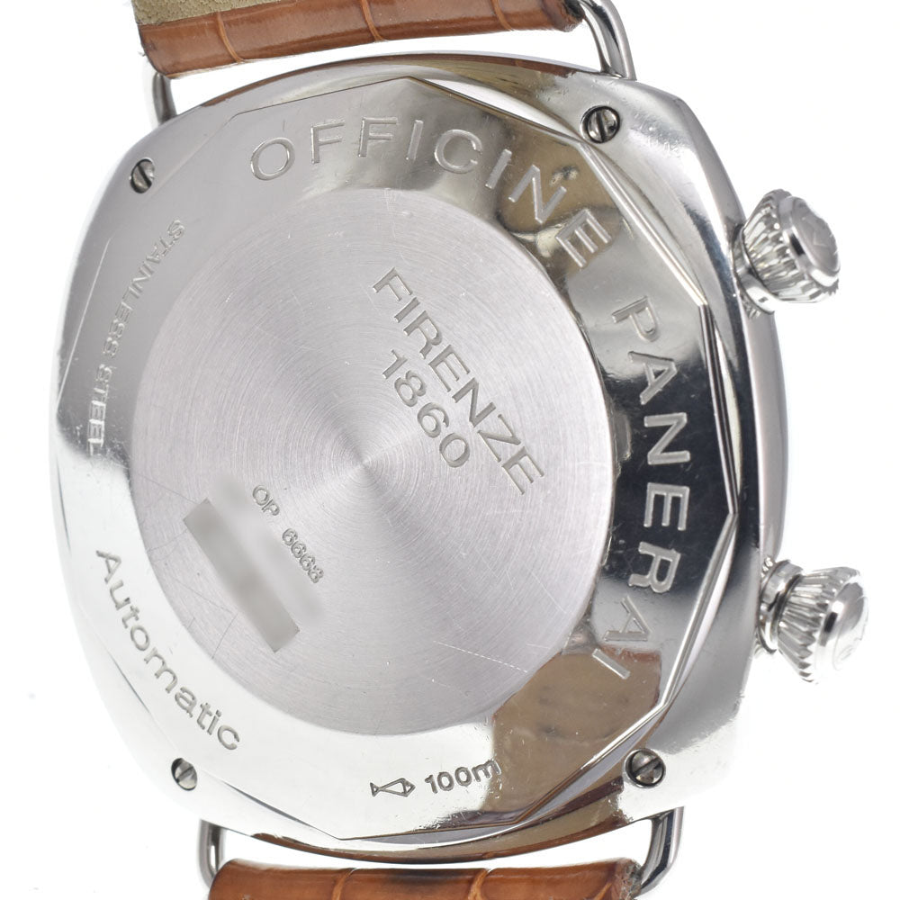 PANERAI Radio meal PAM00242 Date black Dial Automatic Men's
 Watch H#147456