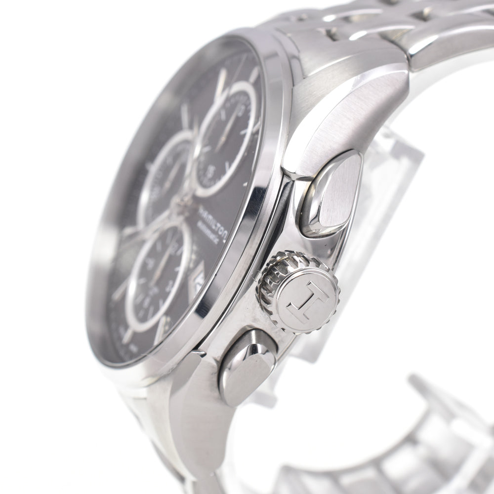 HAMILTON Jazz master H325960 Chronograph see-through back black Dial Automatic Men's
 Watch G#147457