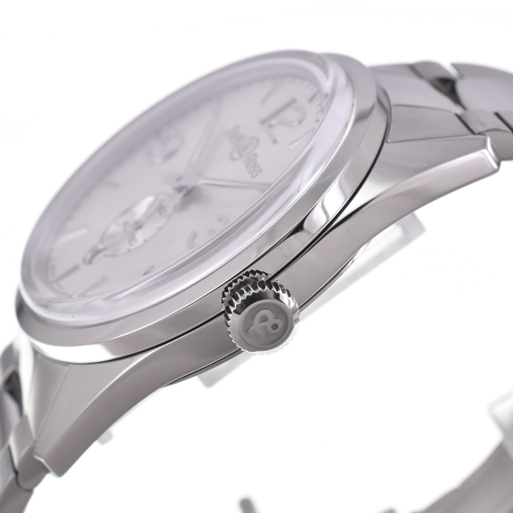 with paper Bell＆Ross vintage BRG123-WH-ST/SST Date Silver Dial Automatic Men's
 Watch H#147459