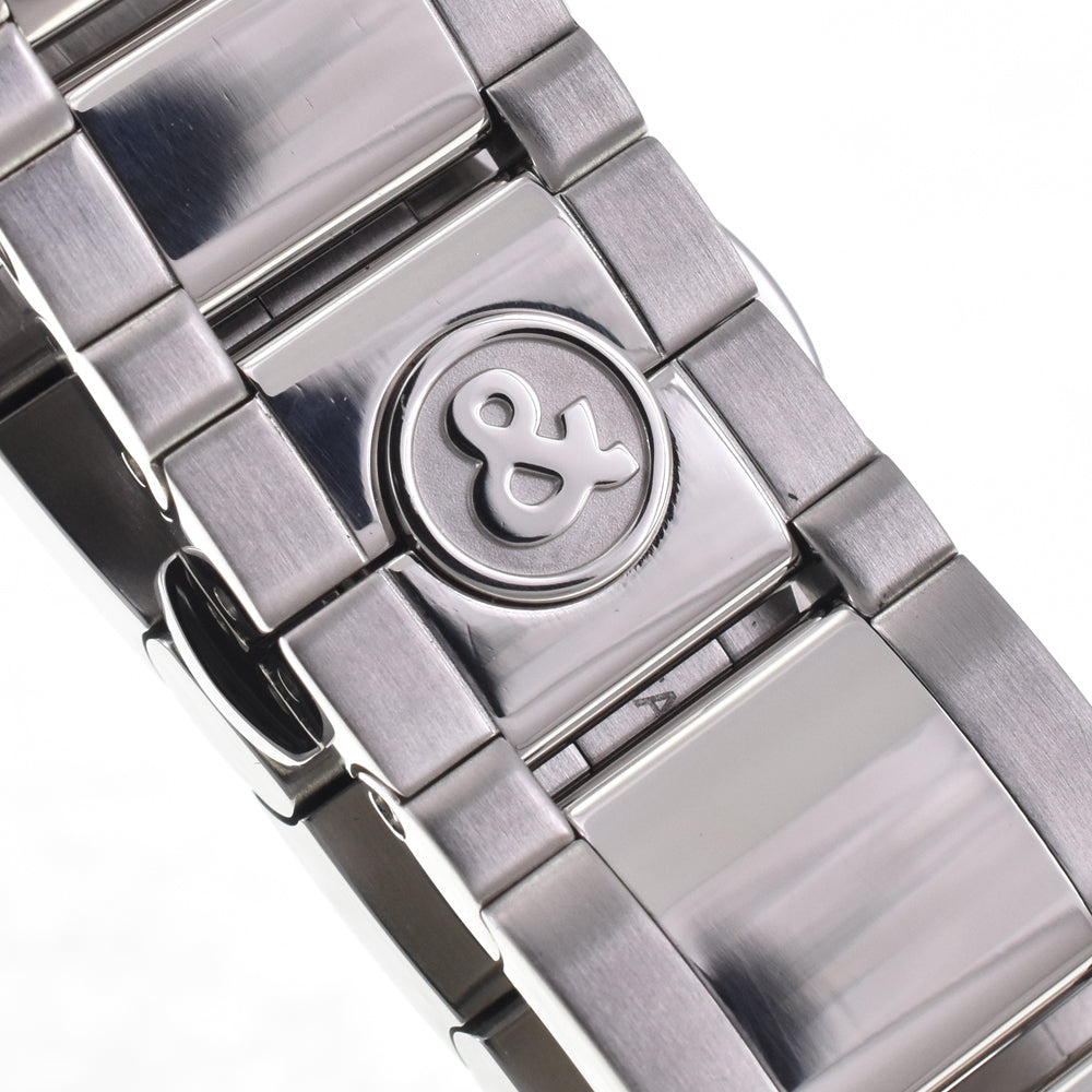 with paper Bell＆Ross vintage BRG123-WH-ST/SST Date Silver Dial Automatic Men's
 Watch H#147459
