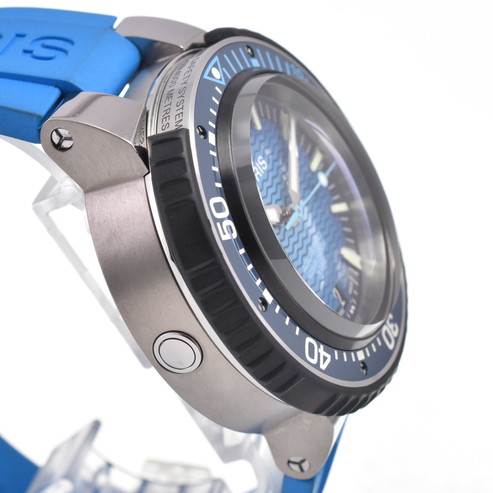 ORIS Aquis Pro 4000m 01 400 7777 7155 Date blue Dial Automatic Men's
 Watch G#147460