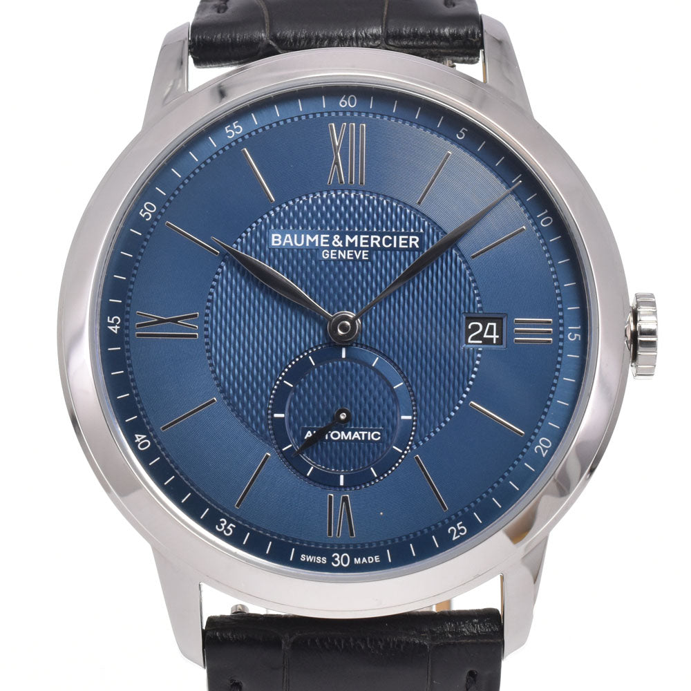 with paper Baume & Mercier Classima M0A10480 blue Dial Automatic Men's
 Watch G#147461