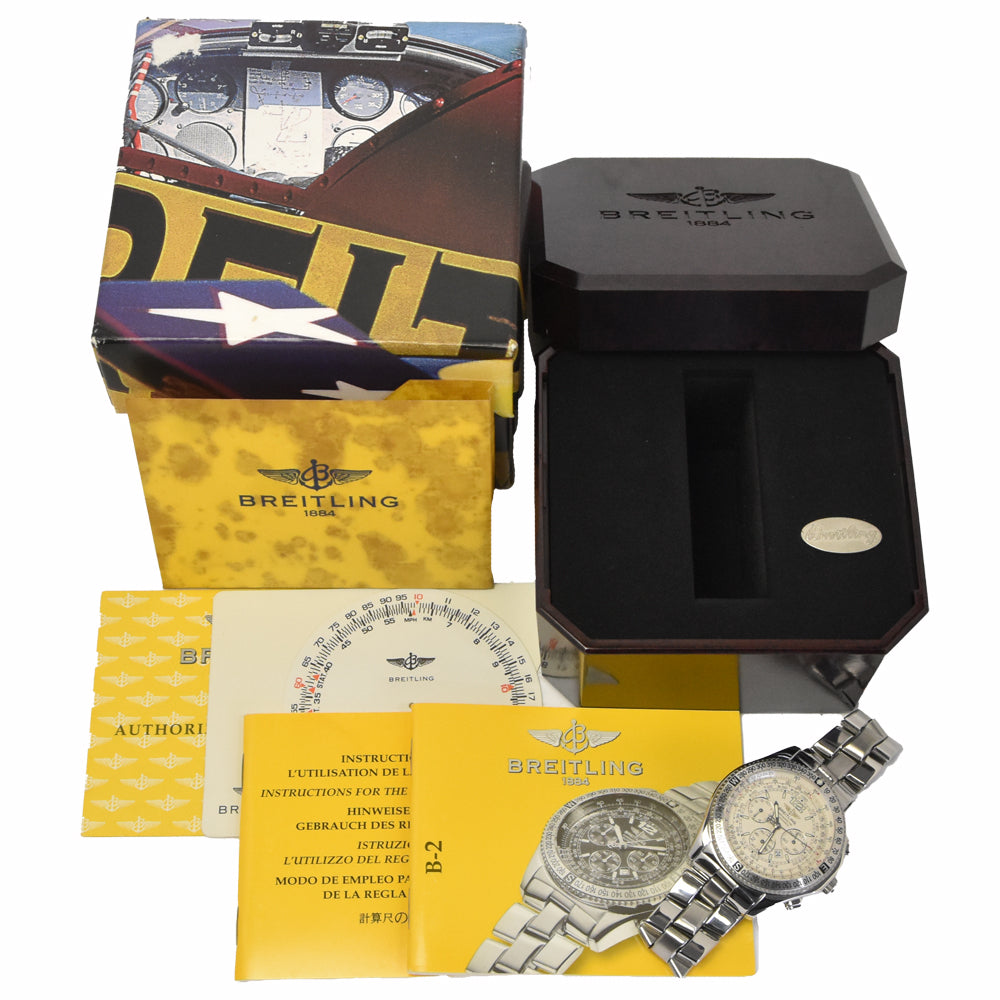 BREITLING Professional B-2 A42362 Chronograph Silver Dial Automatic Men's
 Watch J#147464