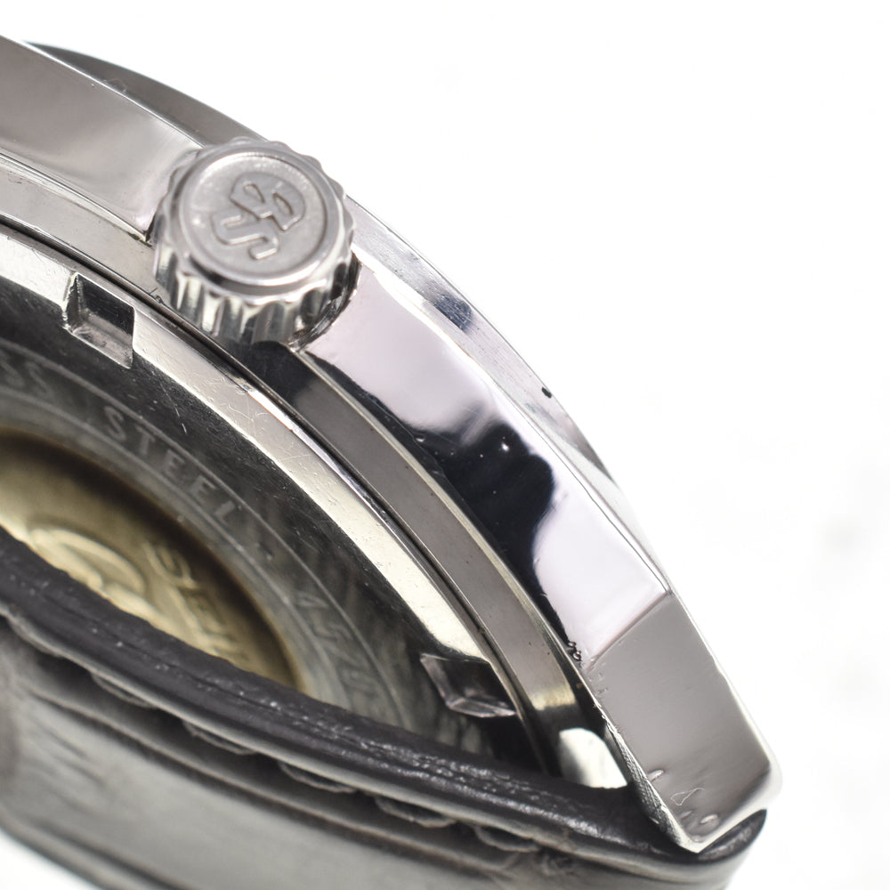 SEIKO Grand Seiko High Beat 4520-7000 black Dial Hand Winding Men's
 Watch I#147466