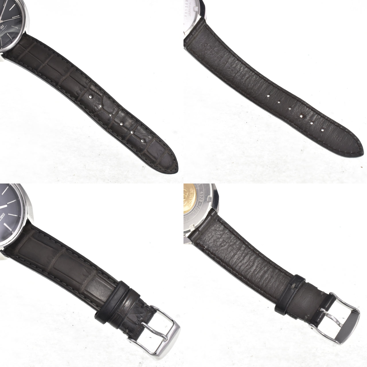 SEIKO Grand Seiko High Beat 4520-7000 black Dial Hand Winding Men's
 Watch I#147466