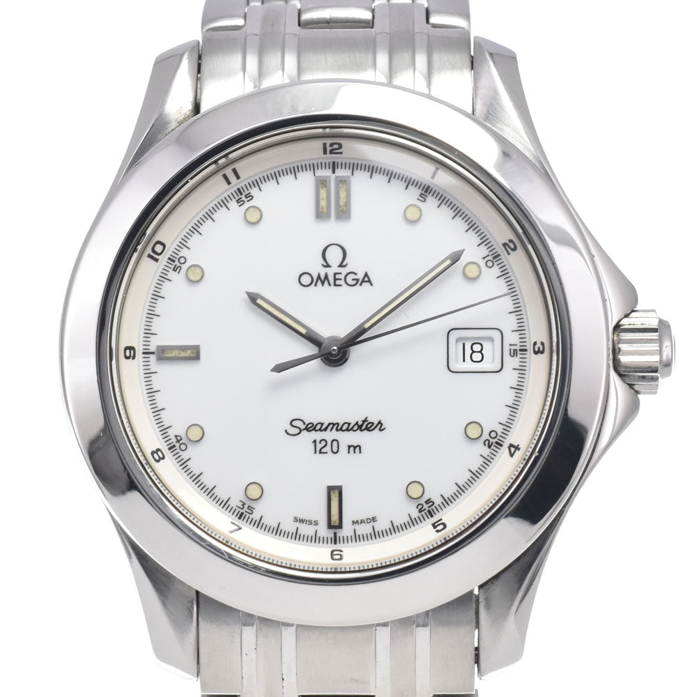 OMEGA Seamaster120m 2511.30 white Dial Quartz Men's
 Watch J#147468