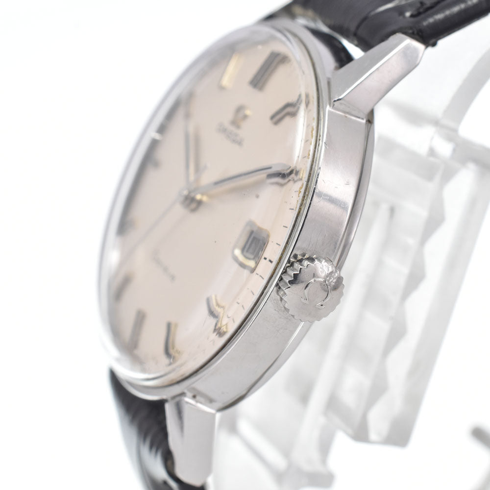 OMEGA Geneva 136.011 vintage Cal.613 Silver Dial Hand Winding Men's
 Watch H#147477