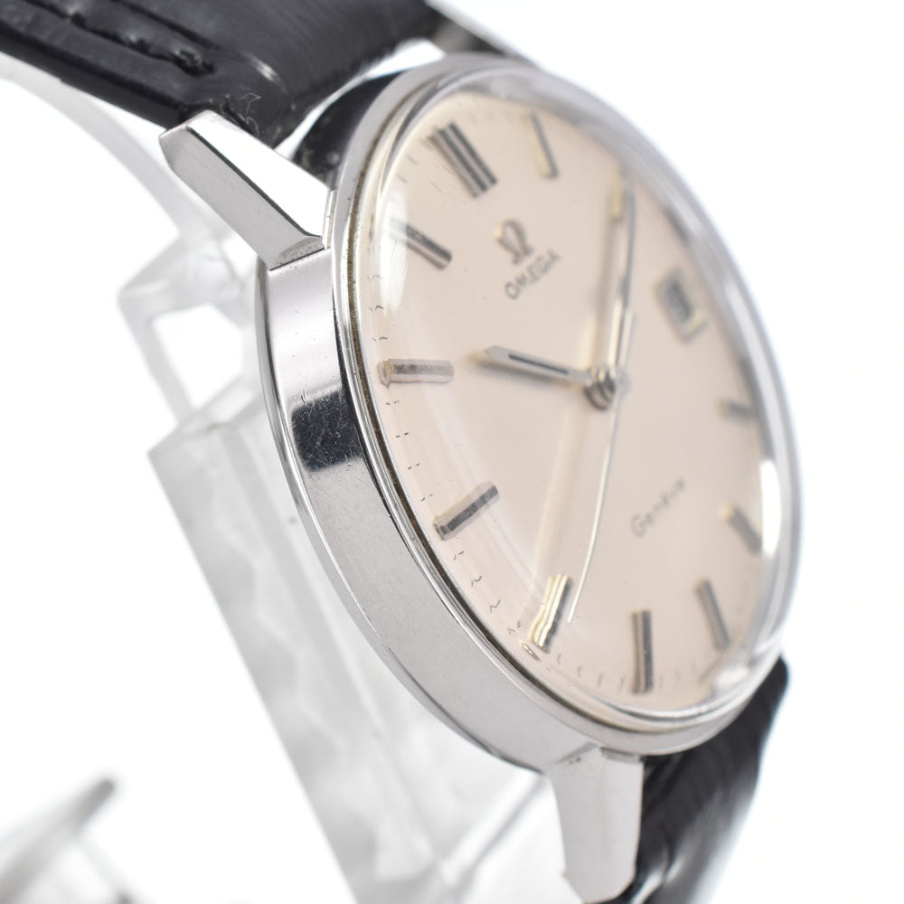 OMEGA Geneva 136.011 vintage Cal.613 Silver Dial Hand Winding Men's
 Watch H#147477