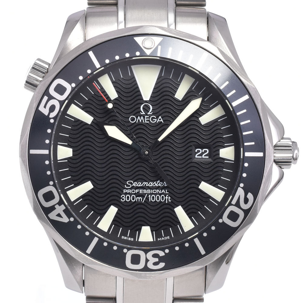 with paper OMEGA Seamaster Professional 300M 2264.50 Date black Dial Quartz Men's
 Watch N#147480