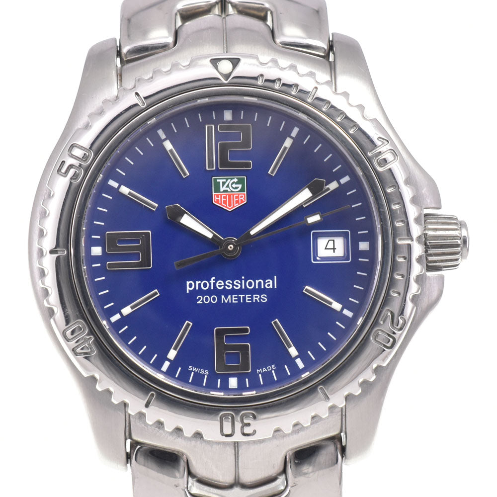 TAG HEUER Link WT1113 Date blue Dial Quartz Men's
 Watch G#147481