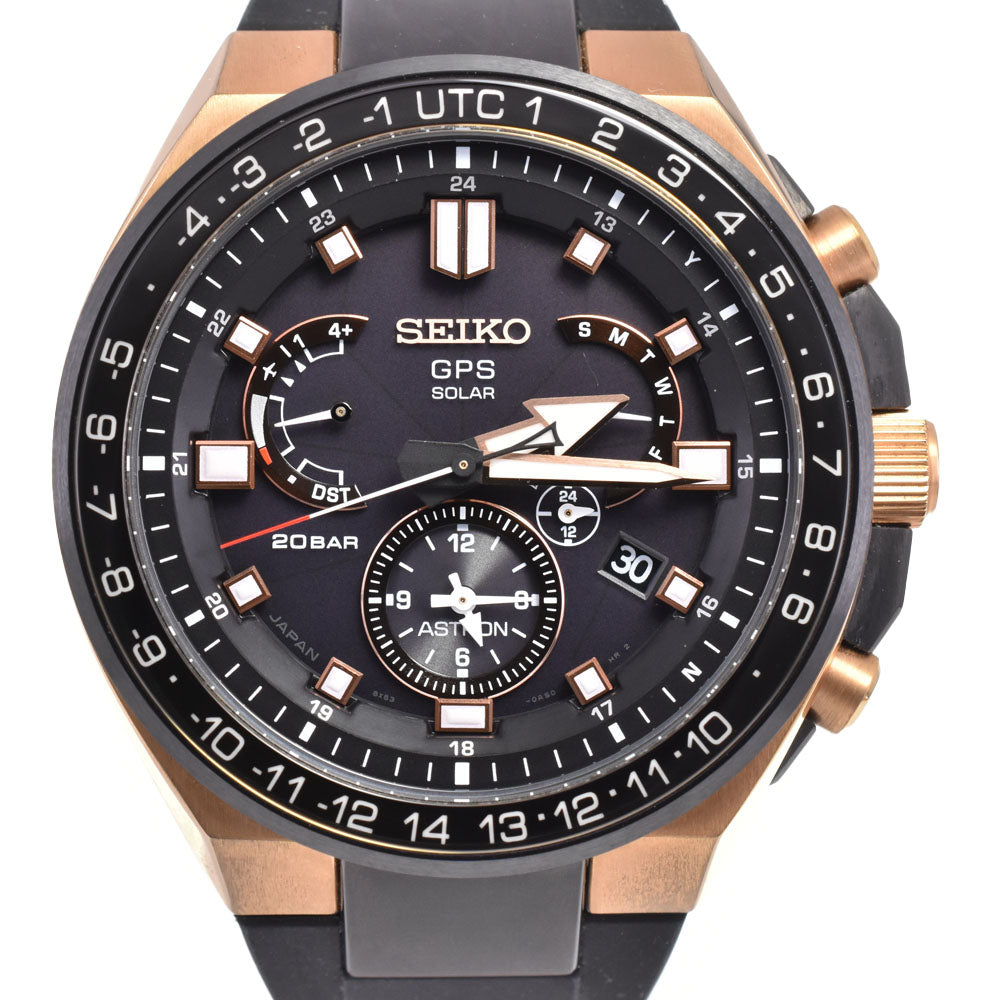 with paper SEIKO Astron SBXB170/8X53-0BB0 GPS black Dial GPS Solar Men's
 Watch G#147488