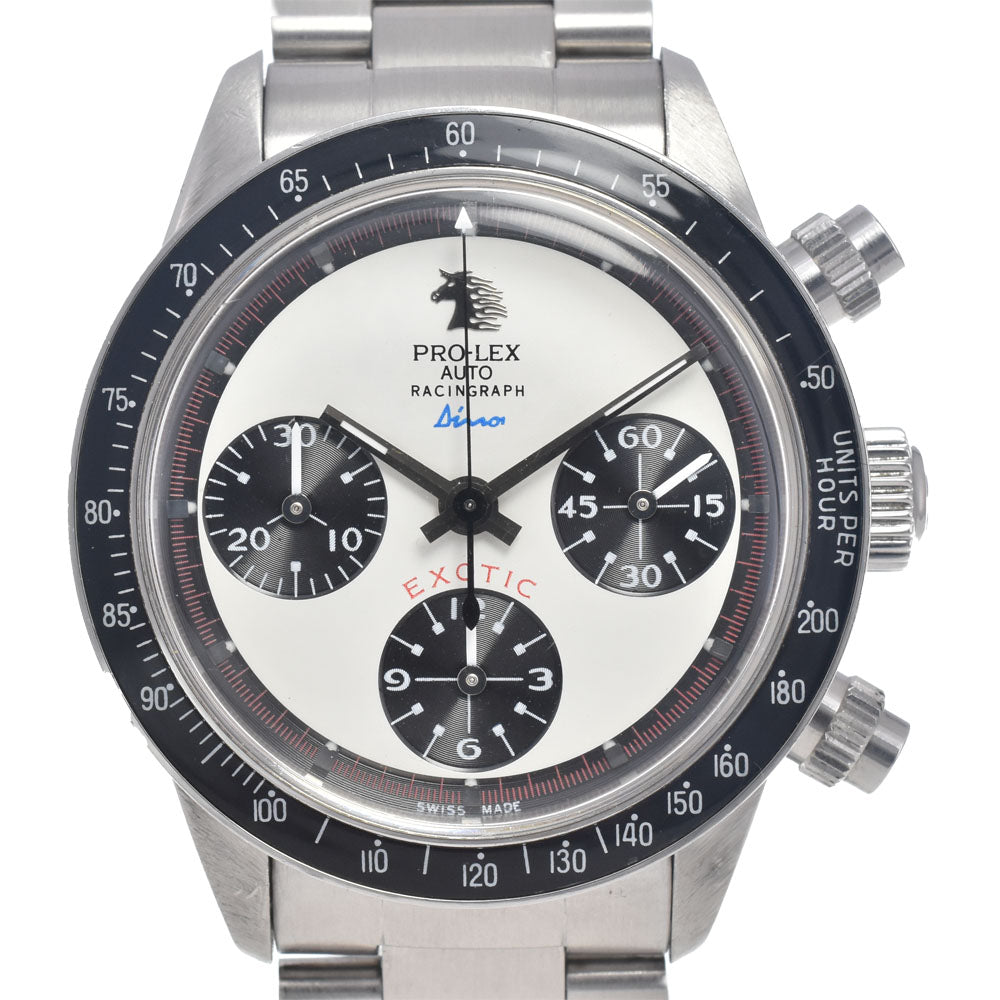 PRO-LEX racing rough dino Cal.2824 Chronograph white Dial Automatic Men's
 Watch H#147499