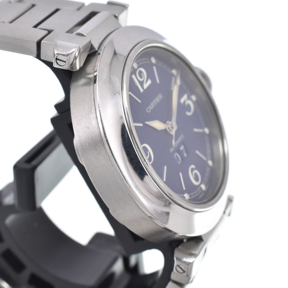 CARTIER Pasha C W31047M7 Big date Navy Dial Automatic Unisex
 Watch K#147501
