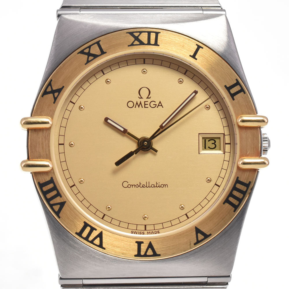 OMEGA Constellation Stainless Steel/K18YG gold Dial Quartz Men's
 Watch H#147505