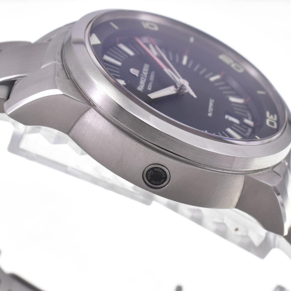 with paper MAURICE LACROIX Pontos S Diver PT6248-SS002-330-1 black Dial Automatic Men's
 Watch G#147507