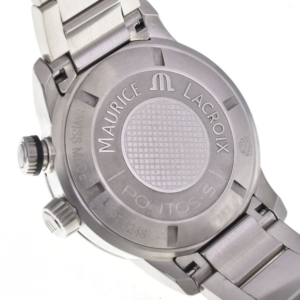 with paper MAURICE LACROIX Pontos S Diver PT6248-SS002-330-1 black Dial Automatic Men's
 Watch G#147507