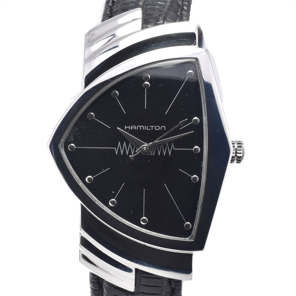 HAMILTON Ventura H244110 black Dial Quartz Men's
 Watch J#147509