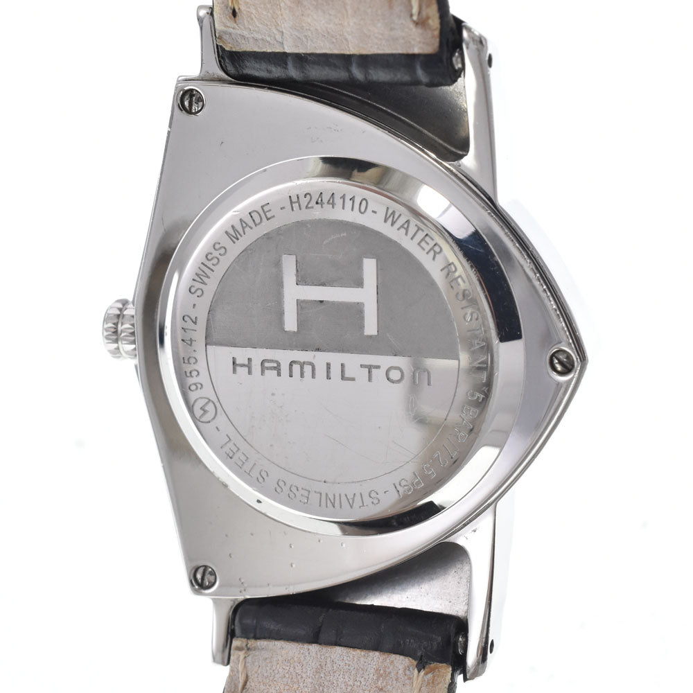 HAMILTON Ventura H244110 black Dial Quartz Men's
 Watch J#147509