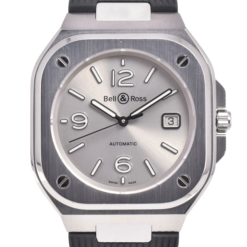 with paper Bell＆Ross BR05 BR05A-GR-ST Date gray Dial Automatic Men's
 Watch G#147510